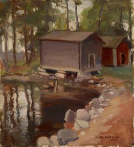 Wil­ho Sjö­ström: Ran­ta-ait­to­ja, Vii­ta­saa­ri (1929)