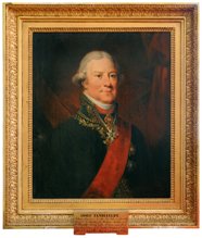 Adolf Tandefelt (1747 - 1822), hallituskonseljin oikeusosaston ensimm&auml;inen varapuheenjohtaja. Maalaus C.F. Breda, Turun hovioikeus. Kuva: Ulla Roine.